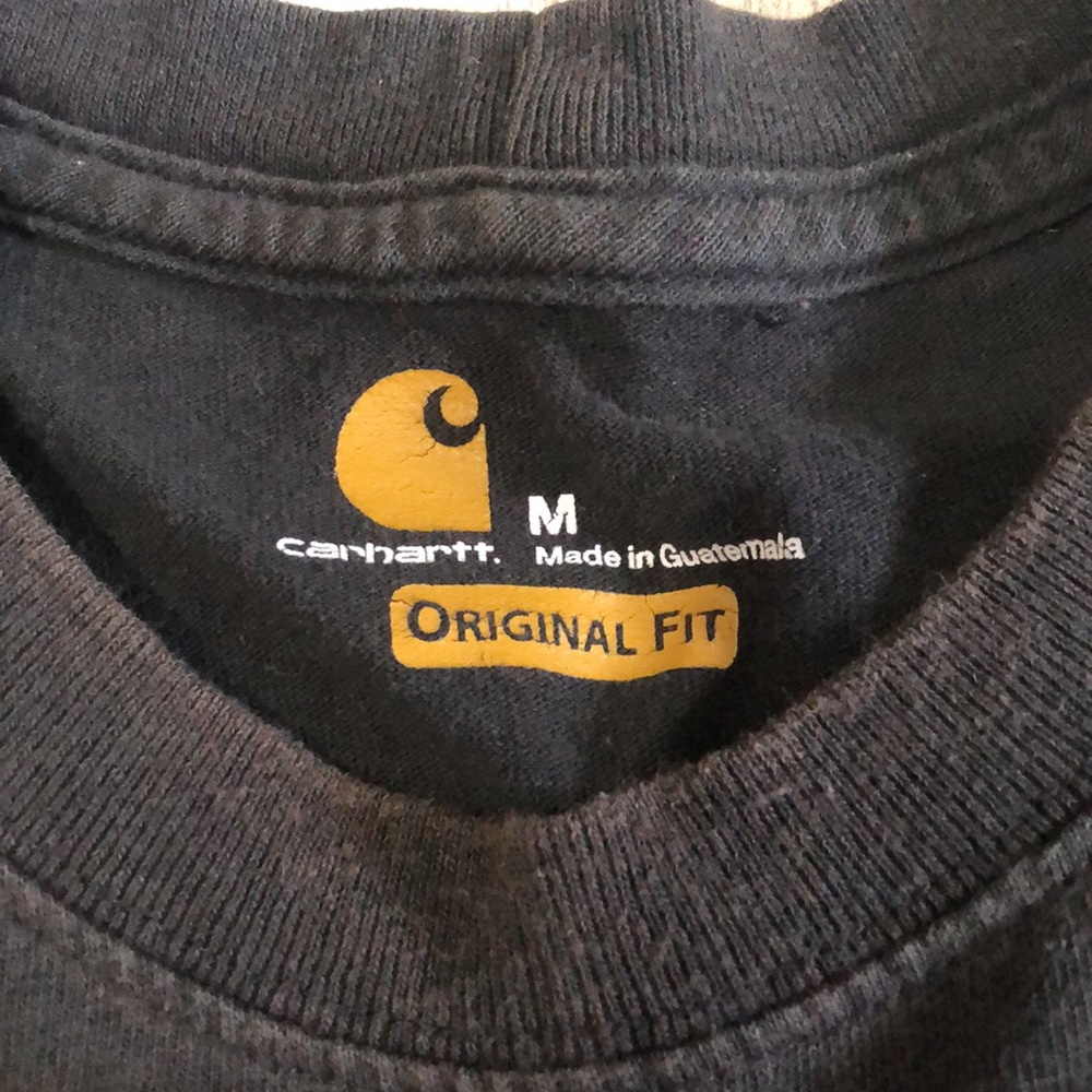 Carhartt faded black thrashed tee size M - Picture 4 of 7